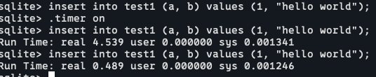 sqlite result