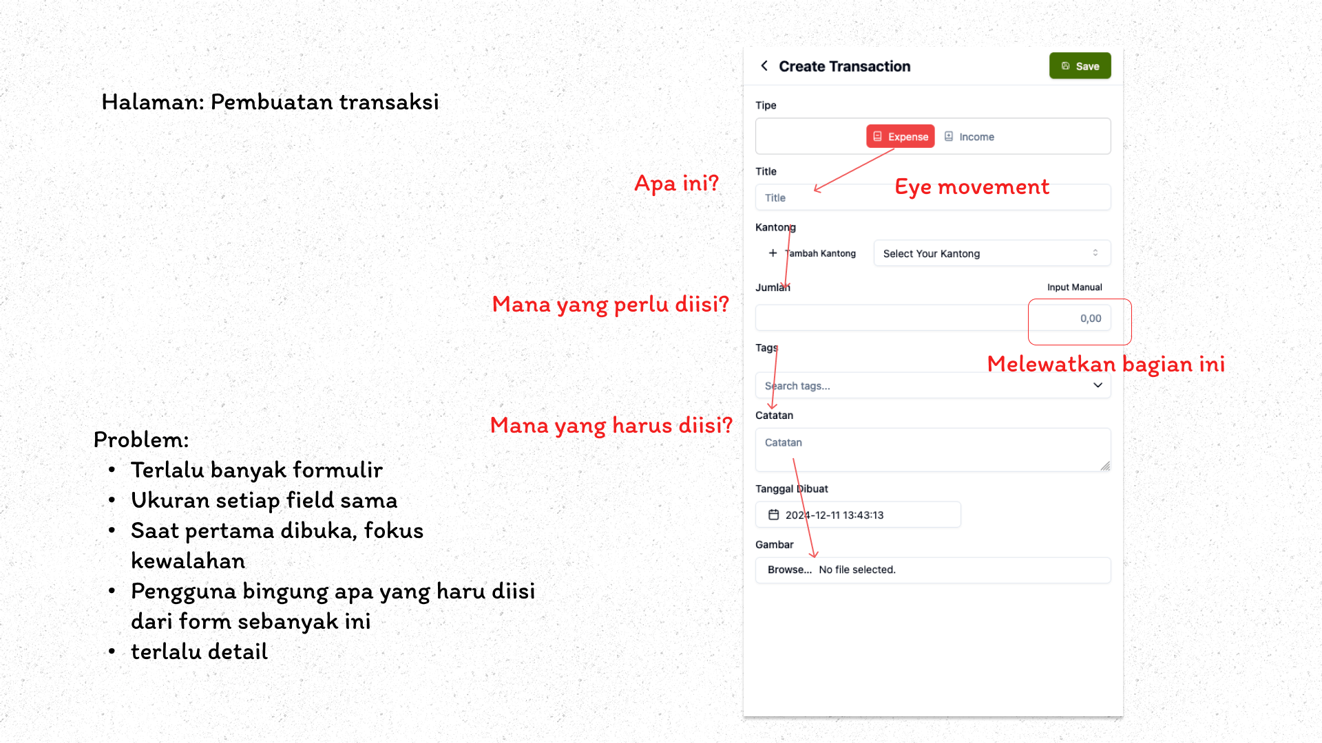 Problem analyzation