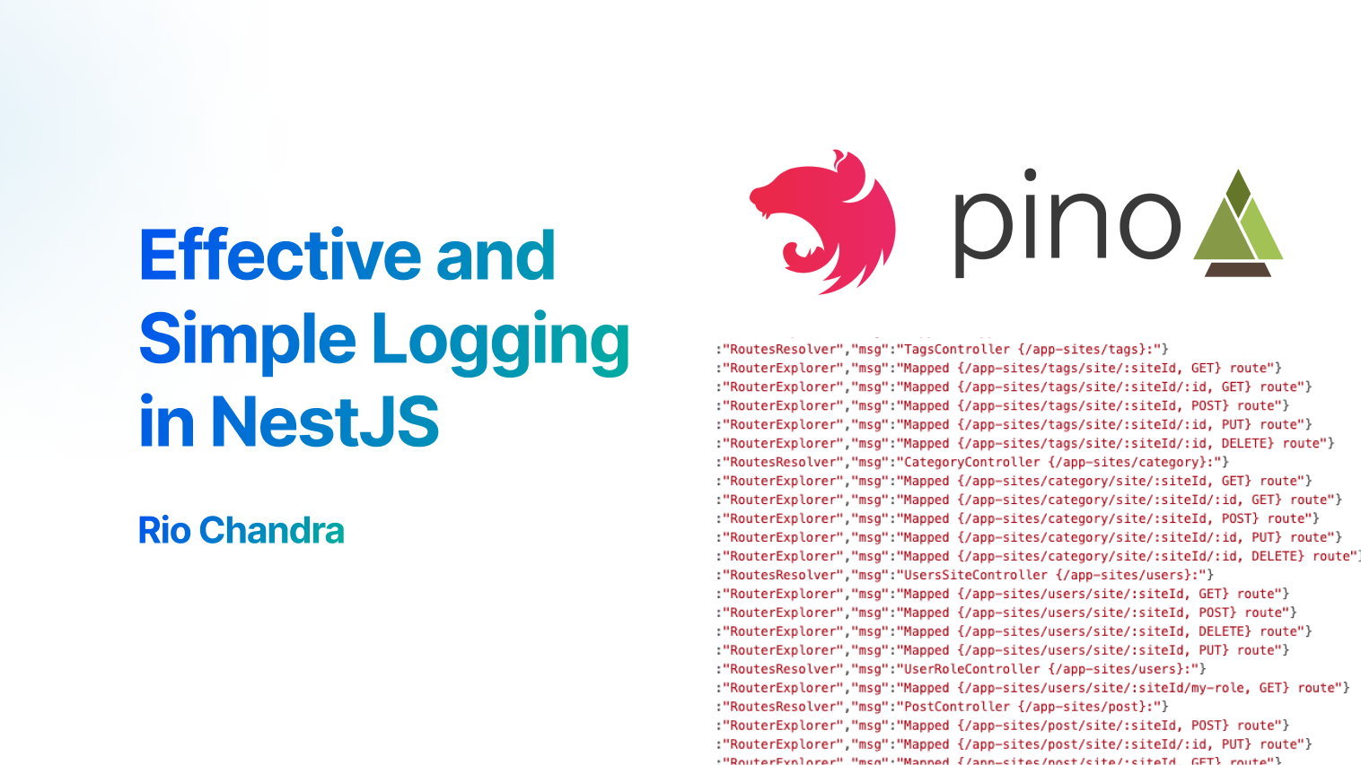 Effective and Simple Logging in NestJS Using Pino Logger