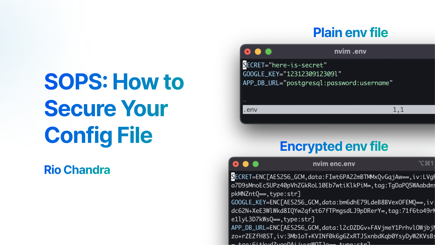 SOPS: How to Secure Your Config File